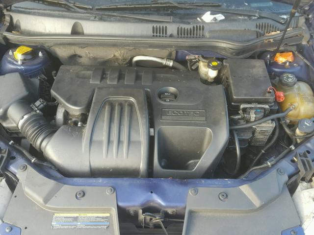 1G1AK55F277138965 - 2007 CHEVROLET COBALT LS BLUE photo 7