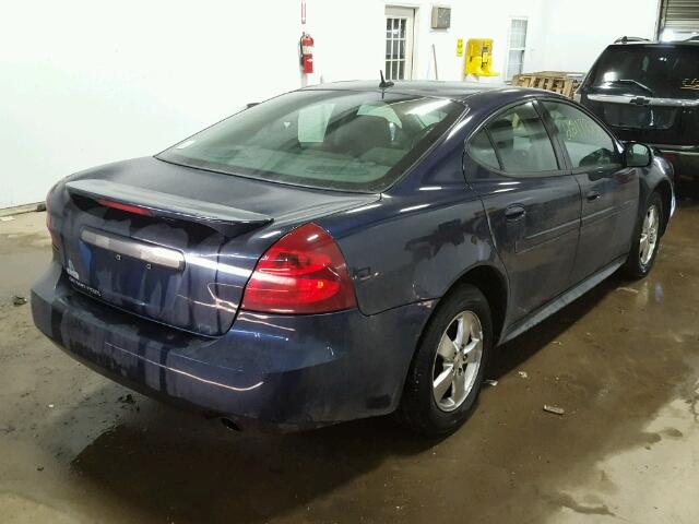 2G2WP552781173483 - 2008 PONTIAC GRAND PRIX BLUE photo 4