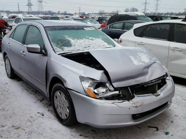 1HGCM56314A105566 - 2004 HONDA ACCORD LX SILVER photo 1