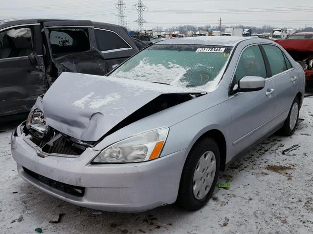 1HGCM56314A105566 - 2004 HONDA ACCORD LX SILVER photo 2