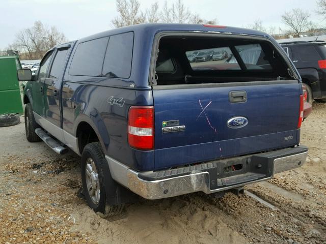 1FTPW14V98KC51009 - 2008 FORD F150 SUPER BLUE photo 3