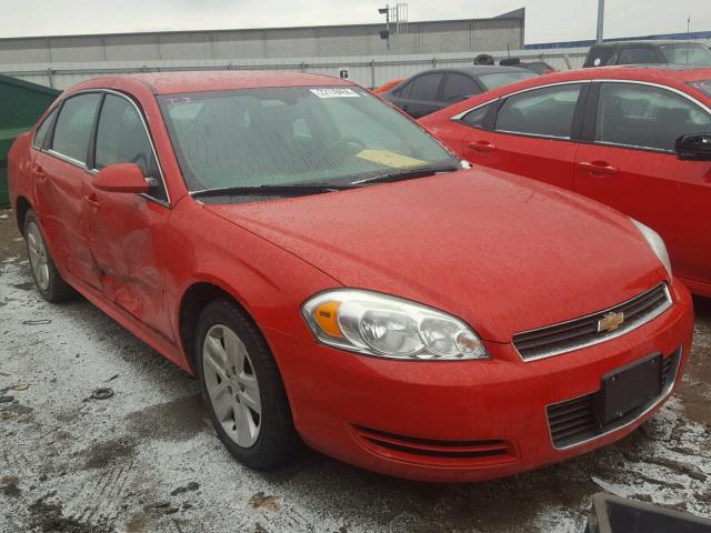 2G1WA5EK6A1200541 - 2010 CHEVROLET IMPALA LS RED photo 1