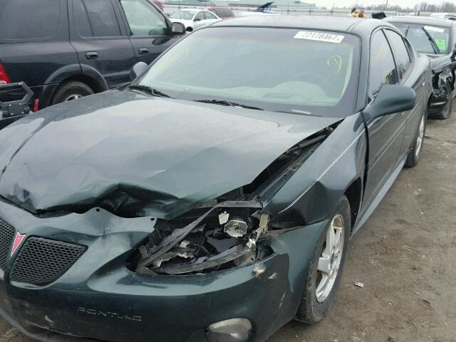 2G2WS542X41259400 - 2004 PONTIAC GRAND PRIX Yaşıl foto 2