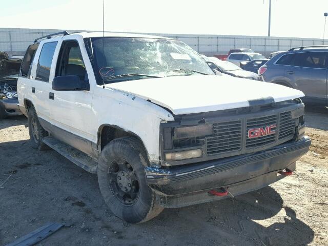 1GKEK13RXWJ724088 - 1998 GMC YUKON WHITE photo 1