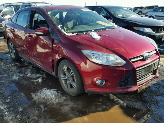 1FADP3F27EL198658 - 2014 FORD FOCUS SE RED photo 1