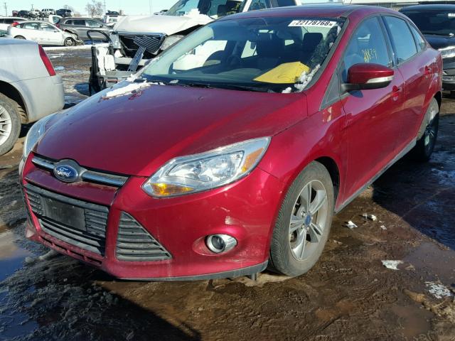 1FADP3F27EL198658 - 2014 FORD FOCUS SE RED photo 2