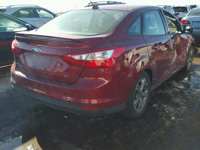 1FADP3F27EL198658 - 2014 FORD FOCUS SE RED photo 4