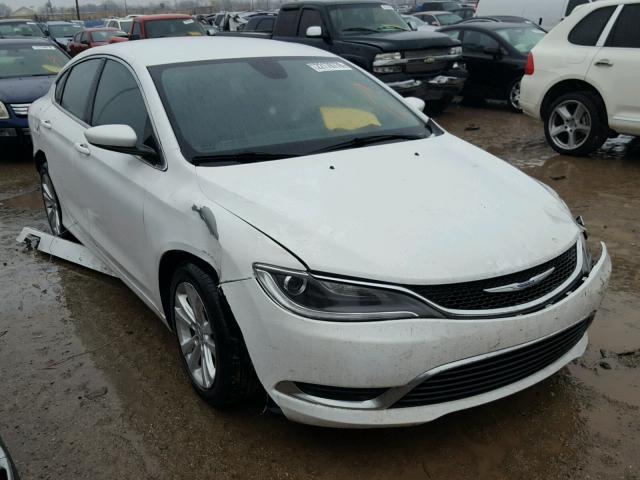 1C3CCCABXFN675439 - 2015 CHRYSLER 200 LIMITE WHITE photo 1