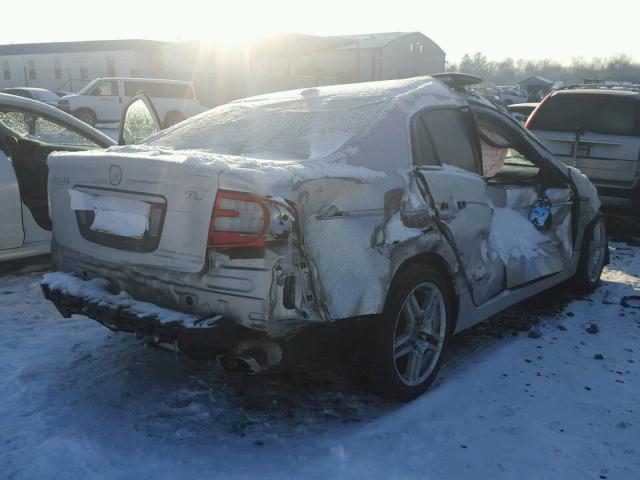 19UUA66297A006587 - 2007 ACURA TL SILVER photo 4