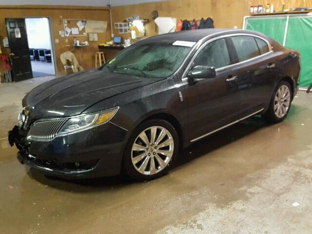 1LNHL9FT1DG604262 - 2013 LINCOLN MKS BLACK photo 2