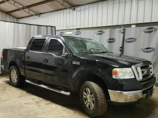 1FTRW12W88FB57975 - 2008 FORD F150 SUPER BLACK photo 1