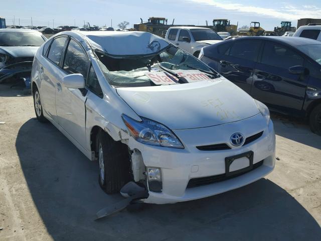 JTDKN3DU1A5226562 - 2010 TOYOTA PRIUS WHITE photo 1