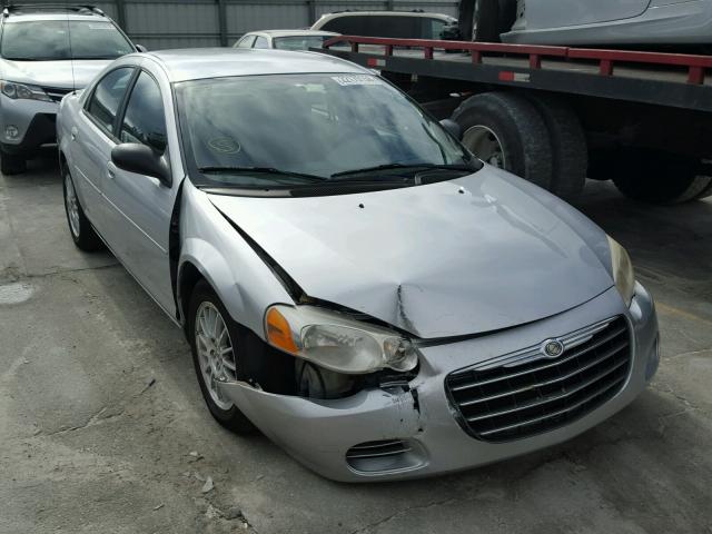 1C3EL46X16N191176 - 2006 CHRYSLER SEBRING SILVER photo 1