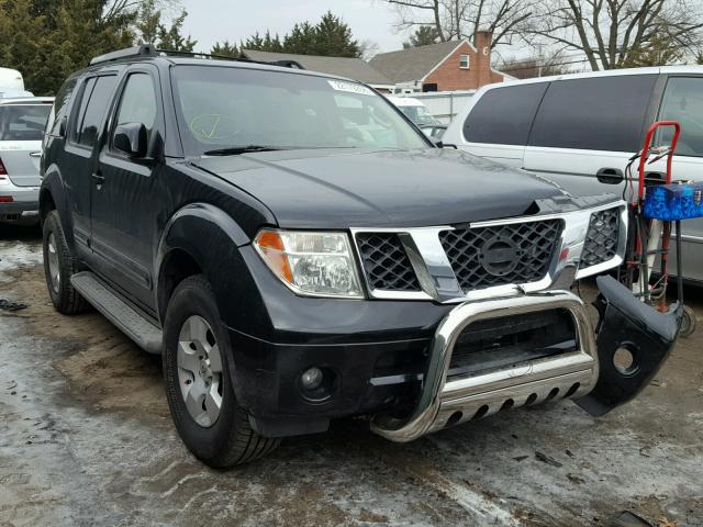 5N1AR18W26C610753 - 2006 NISSAN PATHFINDER BLACK photo 1