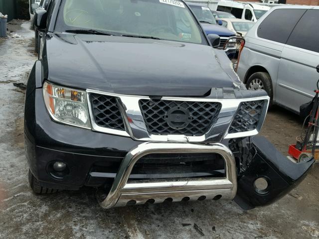 5N1AR18W26C610753 - 2006 NISSAN PATHFINDER BLACK photo 7