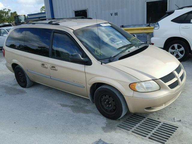 2B4GP44G61R132063 - 2001 DODGE GRAND CARA BEIGE photo 4