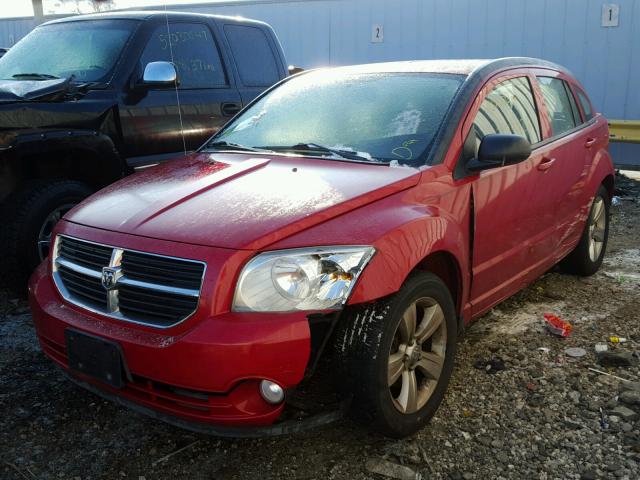 1C3CDWDA5CD527525 - 2012 DODGE CALIBER SX RED photo 2