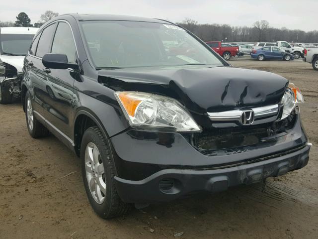 JHLRE48708C024488 - 2008 HONDA CR-V EXL BLACK photo 1