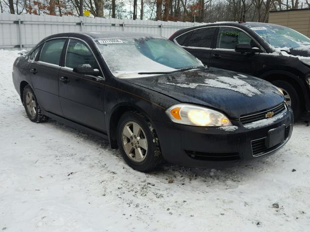 2G1WT57N891317633 - 2009 CHEVROLET IMPALA 1LT BLACK photo 1