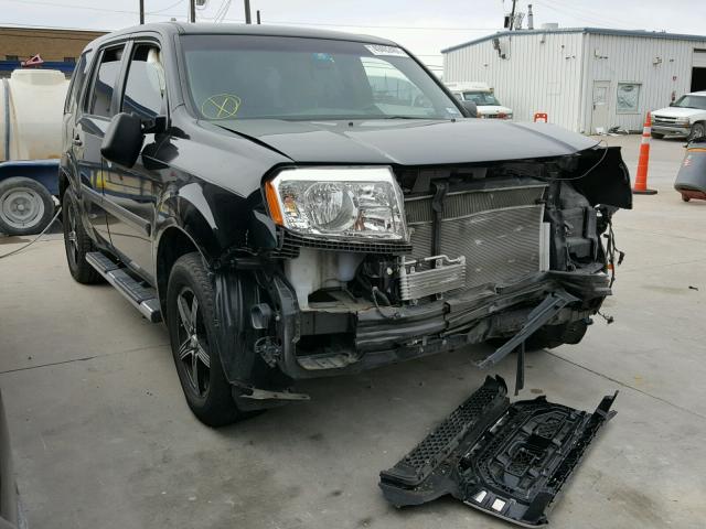 5FNYF3H21AB021600 - 2010 HONDA PILOT LX BLACK photo 1