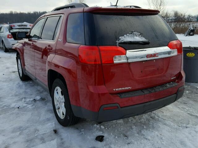 2GKFLWEK2F6340642 - 2015 GMC TERRAIN SL RED photo 3