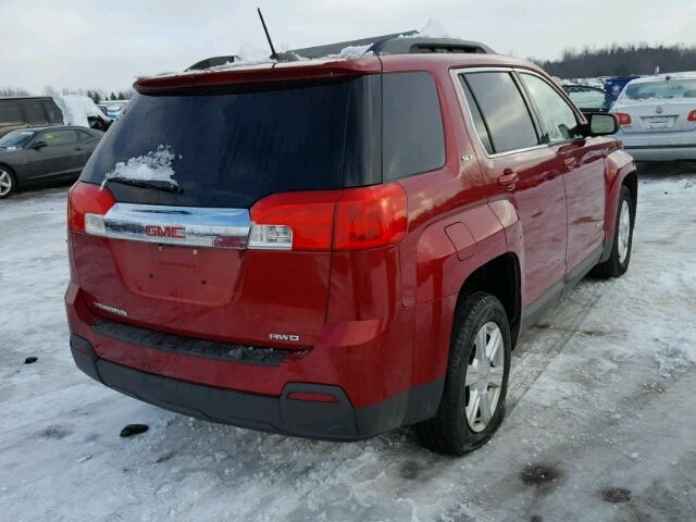 2GKFLWEK2F6340642 - 2015 GMC TERRAIN SL RED photo 4