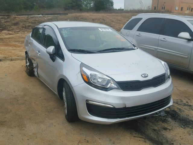 KNADM4A39H6098747 - 2017 KIA RIO LX Արծաթագույն լուսանկար 1