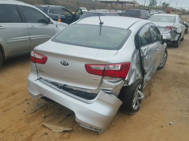 KNADM4A39H6098747 - 2017 KIA RIO LX Արծաթագույն լուսանկար 4