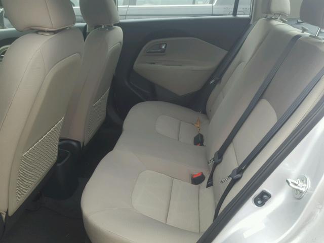 KNADM4A39H6098747 - 2017 KIA RIO LX Արծաթագույն լուսանկար 6