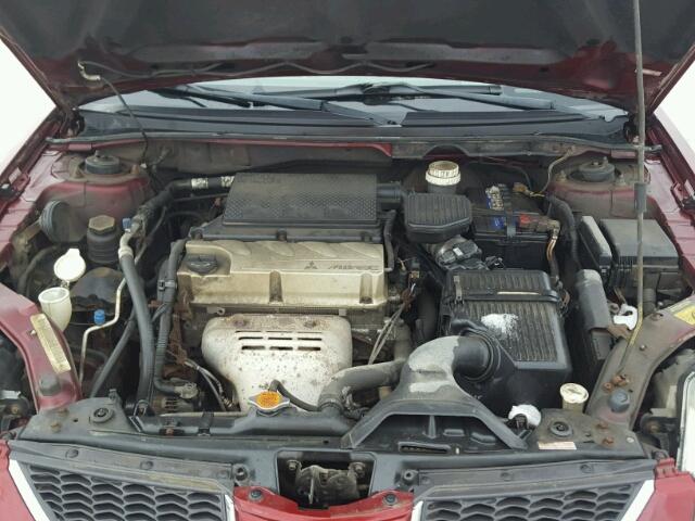 4A3AB56F34E602386 - 2004 MITSUBISHI GALANT ES BURGUNDY photo 7