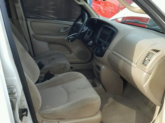 4F2YU07161KM21698 - 2001 MAZDA TRIBUTE DX 白色 照片 5