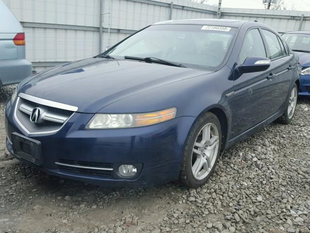 19UUA66298A021589 - 2008 ACURA TL BLUE photo 2