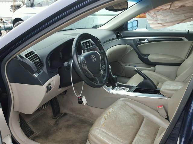 19UUA66298A021589 - 2008 ACURA TL BLUE photo 5