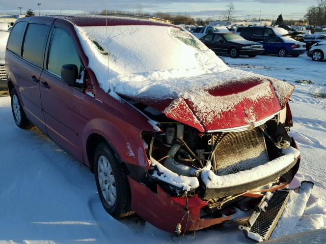 2A8HR44H58R618280 - 2008 CHRYSLER TOWN & COU RED photo 1