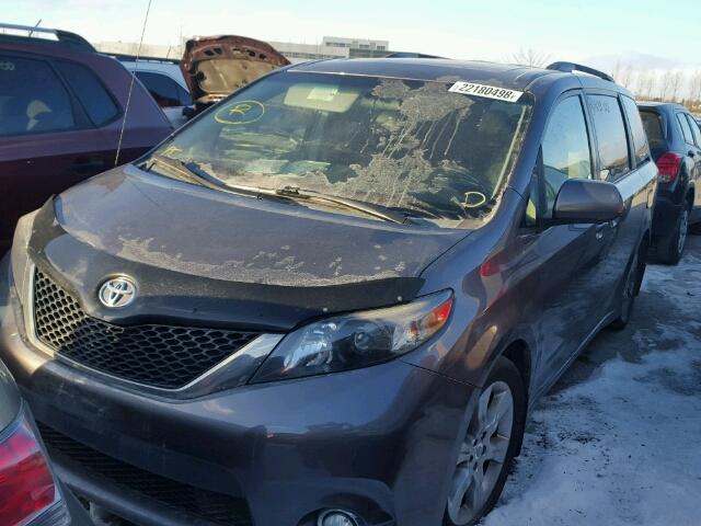 5TDXK3DC3BS059199 - 2011 TOYOTA SIENNA SPO GRAY photo 2