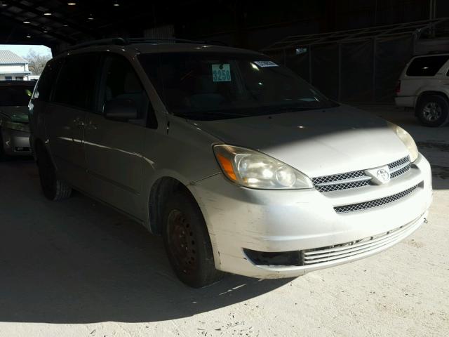 5TDZA23C05S341831 - 2005 TOYOTA SIENNA CE SILVER photo 1