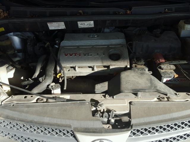 5TDZA23C05S341831 - 2005 TOYOTA SIENNA CE SILVER photo 7