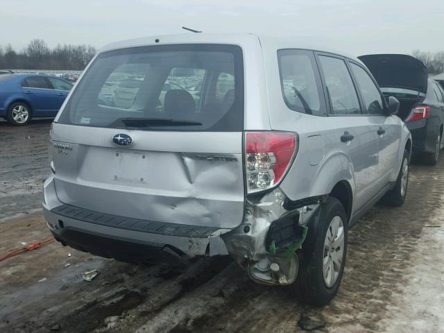 JF2SH61699H744641 - 2009 SUBARU FORESTER 2 SILVER photo 4