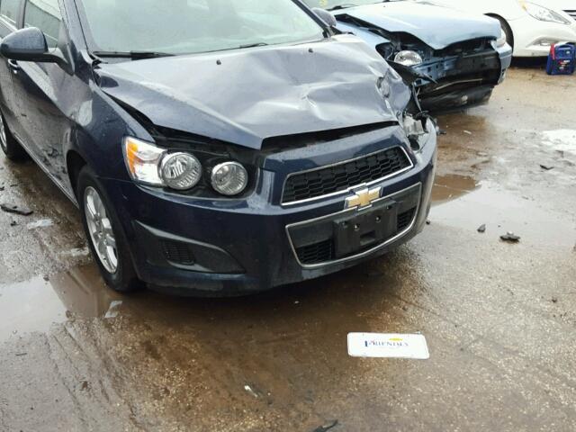 1G1JD5SH5F4173869 - 2015 CHEVROLET SONIC LT BLUE photo 9