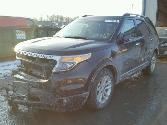 1FM5K7D84DGB31434 - 2013 FORD EXPLORER X BLACK photo 2