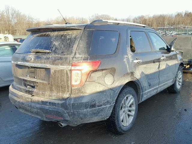 1FM5K7D84DGB31434 - 2013 FORD EXPLORER X BLACK photo 4