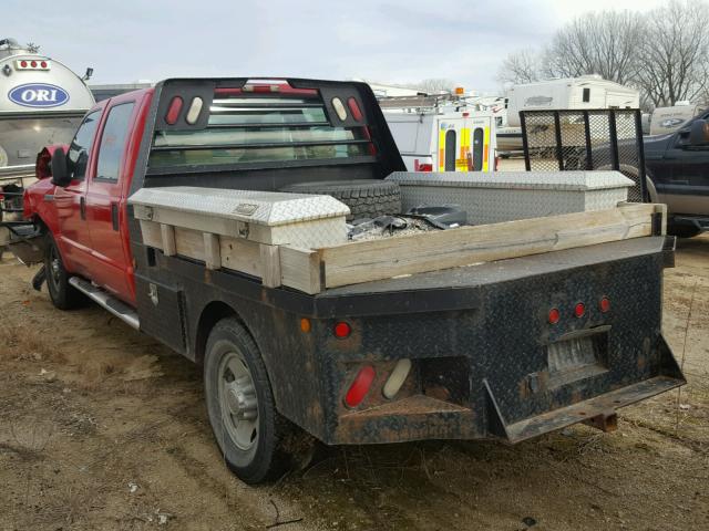 1FTWW31Y76EA55782 - 2006 FORD F350 SRW S RED photo 3