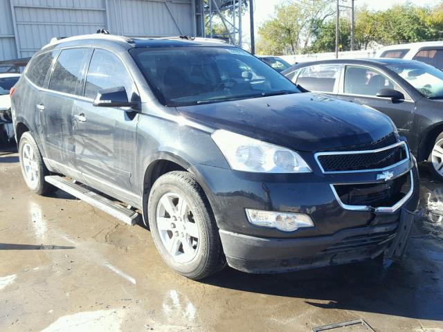 1GNLRFED4AJ232086 - 2010 CHEVROLET TRAVERSE L BLACK photo 1