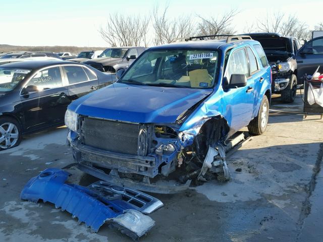 1FMCU0C76BKB13271 - 2011 FORD ESCAPE XLS BLUE photo 2