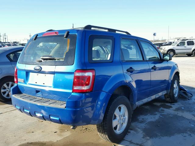 1FMCU0C76BKB13271 - 2011 FORD ESCAPE XLS BLUE photo 4