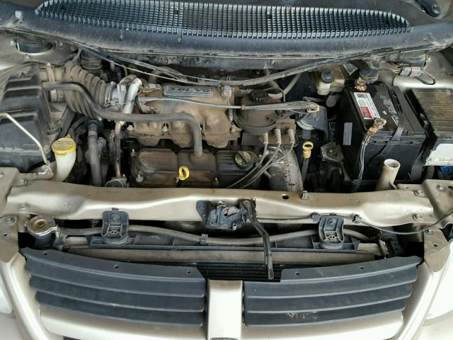 2D4GP44L57R165843 - 2007 DODGE GRAND CARA GOLD photo 7