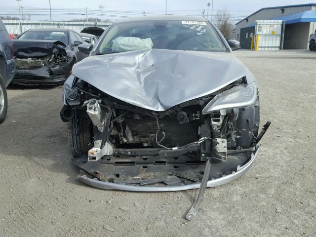 1C3CCCAB9GN131855 - 2016 CHRYSLER 200 LIMITE SILVER photo 9