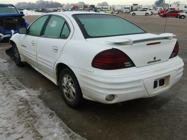 1G2NF52E51M521109 - 2001 PONTIAC GRAND AM S თეთრი ფოტო 3