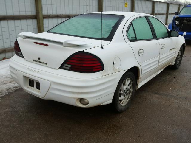 1G2NF52E51M521109 - 2001 PONTIAC GRAND AM S თეთრი ფოტო 4