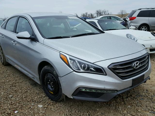 5NPE34AF6HH503702 - 2017 HYUNDAI SONATA SPO SILVER photo 9